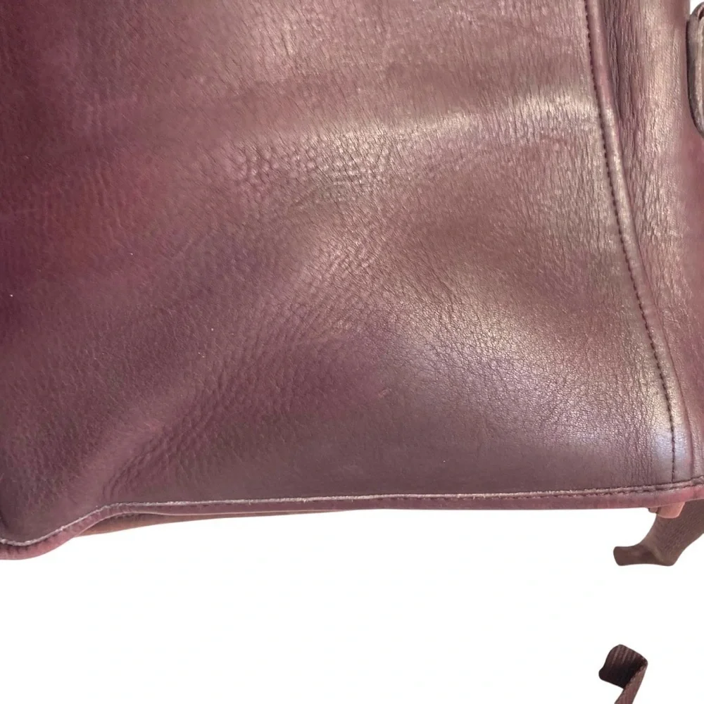 Coach RARE burgandy leather vintage New York City Bonnie cashin era breifcase